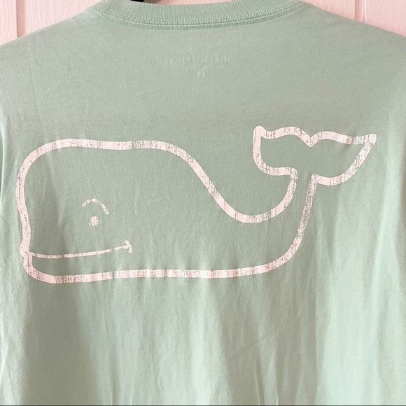 Vineyard Vines Teal Whale Long Sleeve - Picture 7 of 7